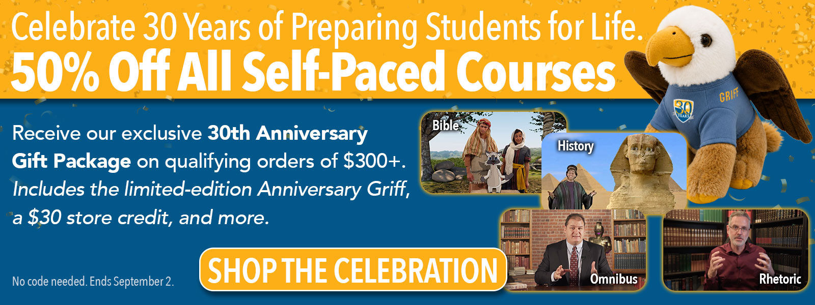 50% Off Self-Paced Courses